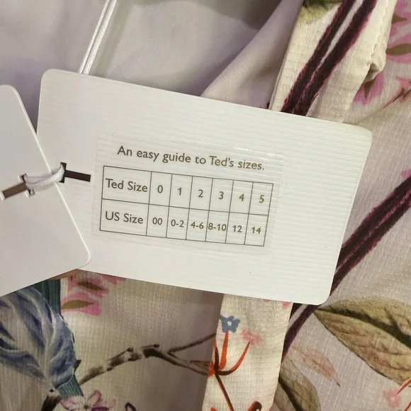 Ted Baker Silk Floral Bow-Tie Blouse - Picture 7 of 9